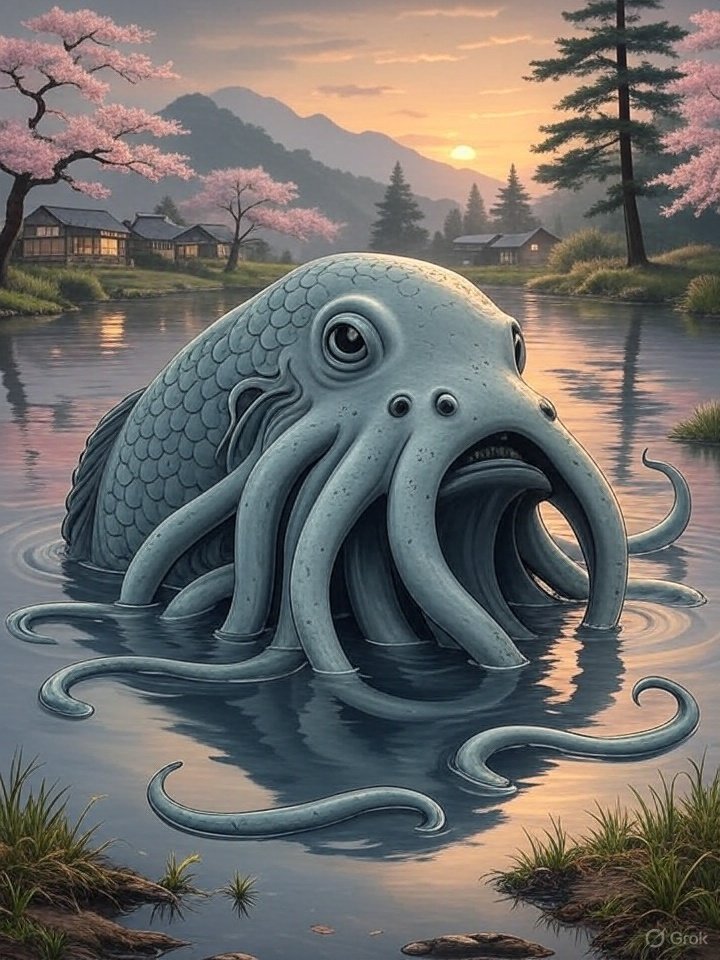 Mythical sea creature Ainu