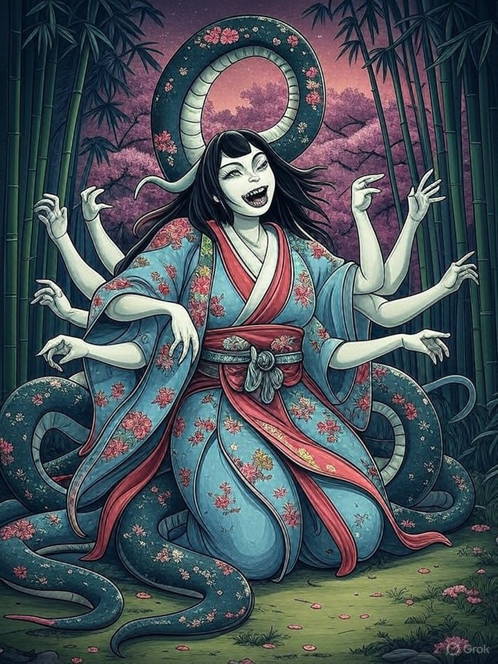Amanozako mythical goddess