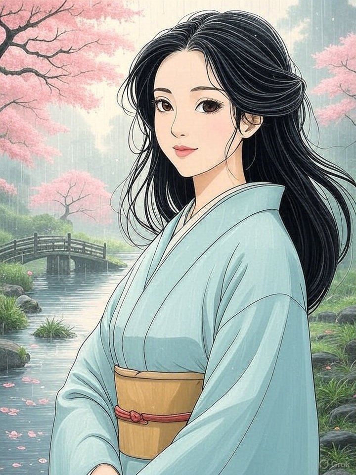 Mysterious woman yokai