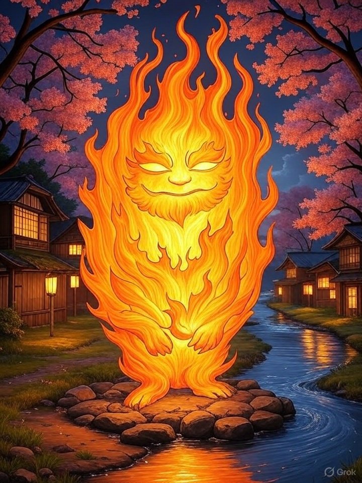 Spook fire of Ishikawa