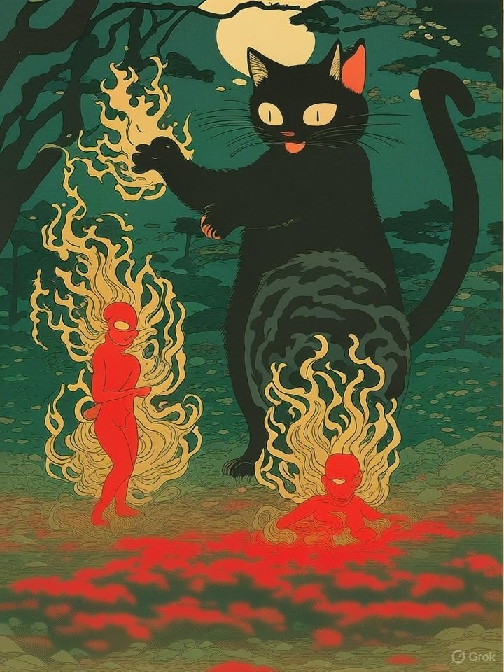 Bakeneko supernatural cat