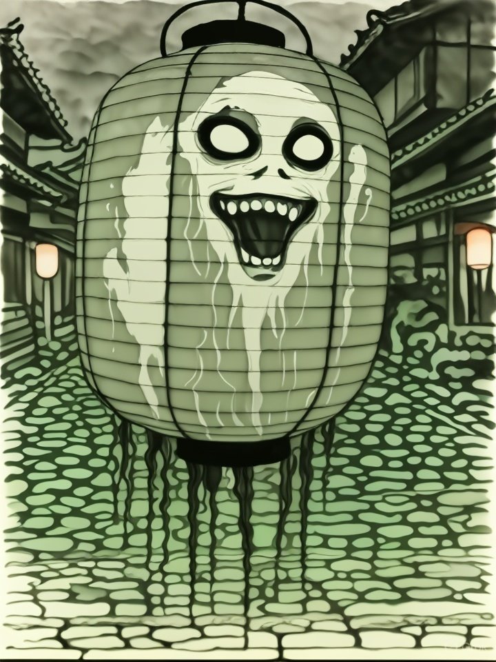 Tsukumogami ghost lantern
