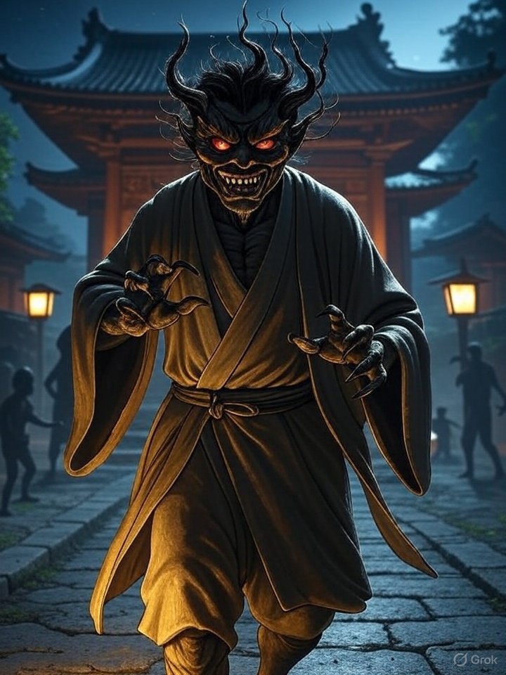 Gagoze temple terror art