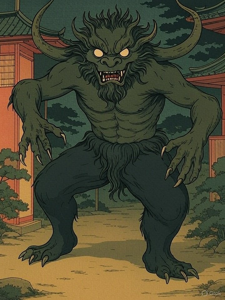 Japanese demon Gagoze art