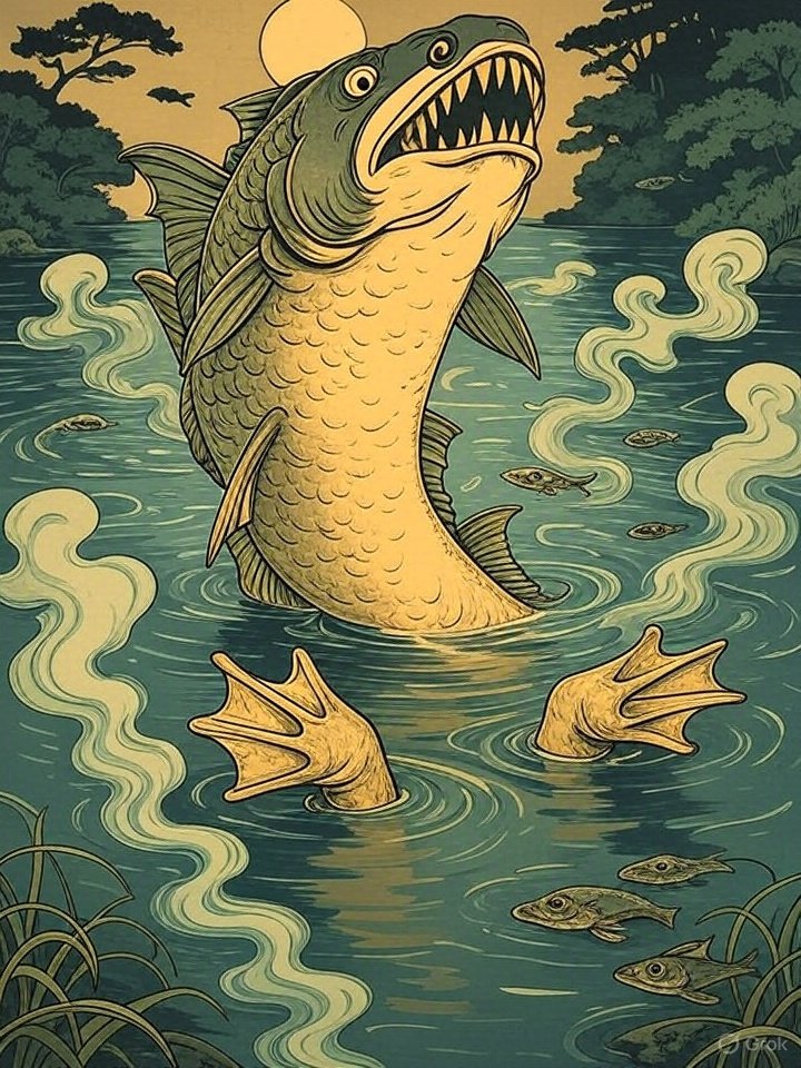 Harbor yokai Gangi-kozō