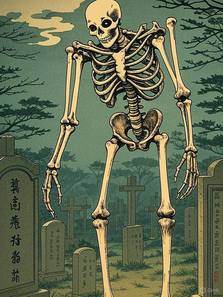 Spiritual skeleton from war