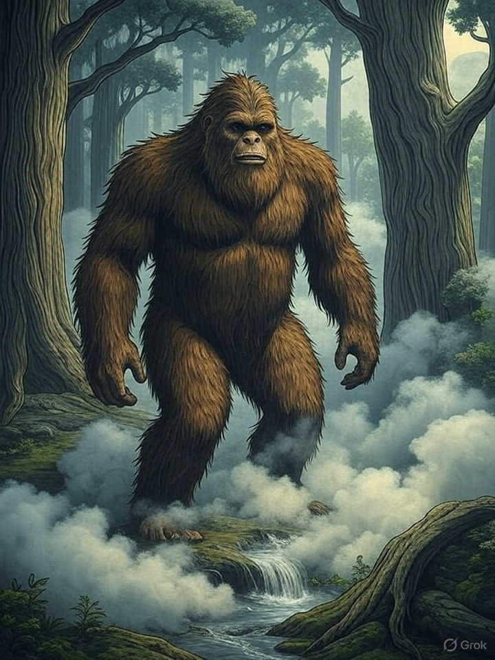 Japanese Bigfoot sketch