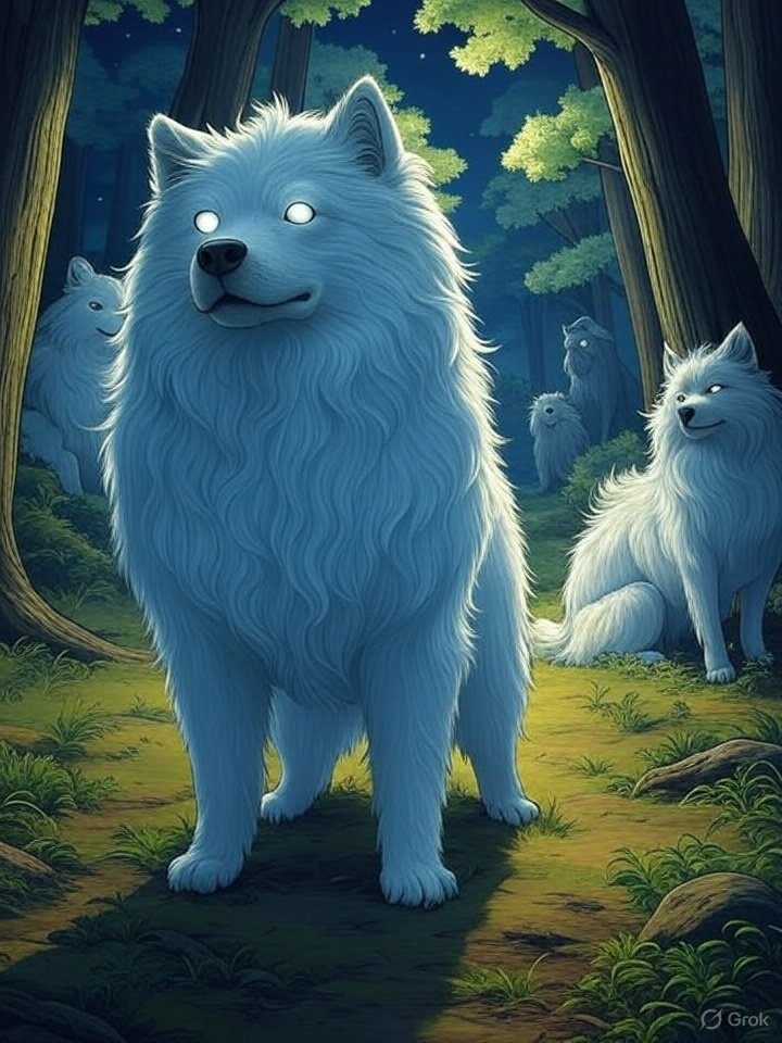 Dog yokai of the forest