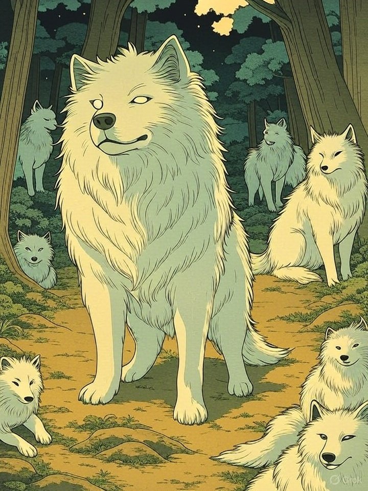 Hōkō myth illustration