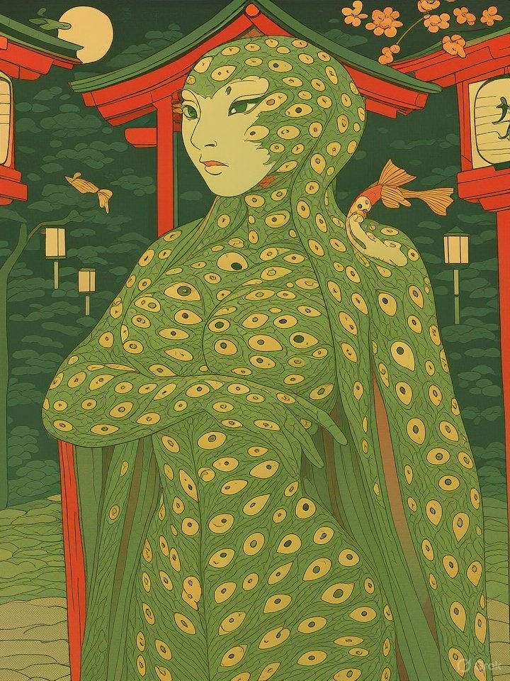 Japanese yokai Hyakume