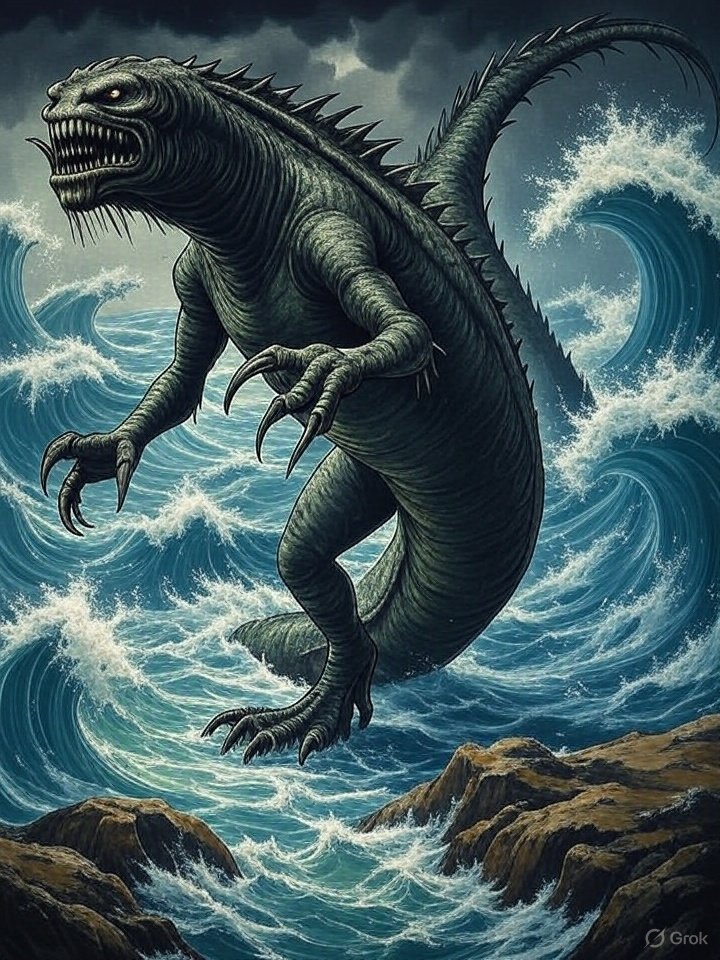 Barbed-tail fish yokai