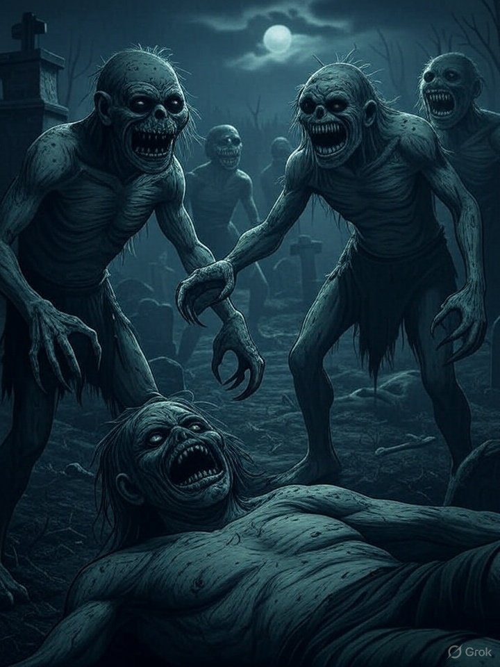 Ghostly Jikininki yokai