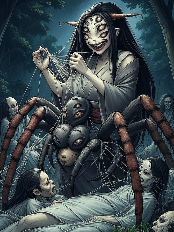 Yokai spider lady