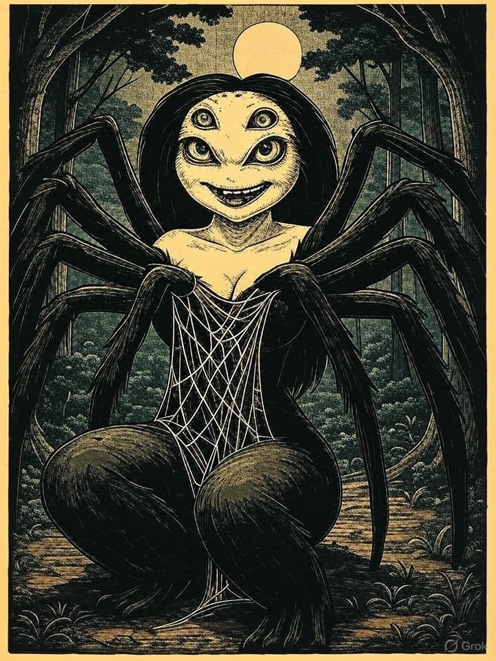 Spider yokai Japan