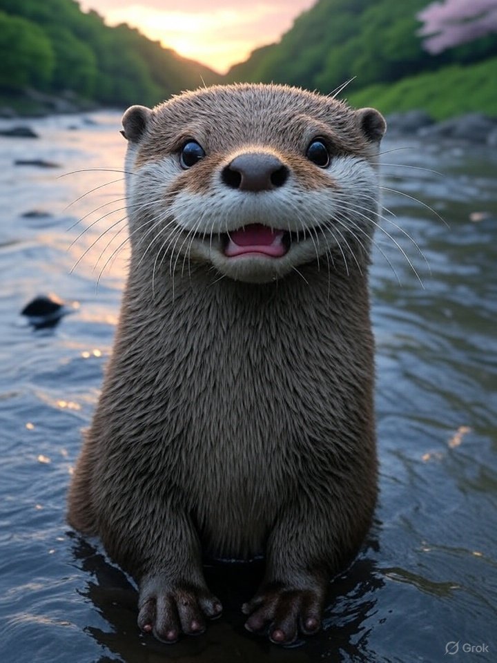 Kawa-uso yokai otter spirit