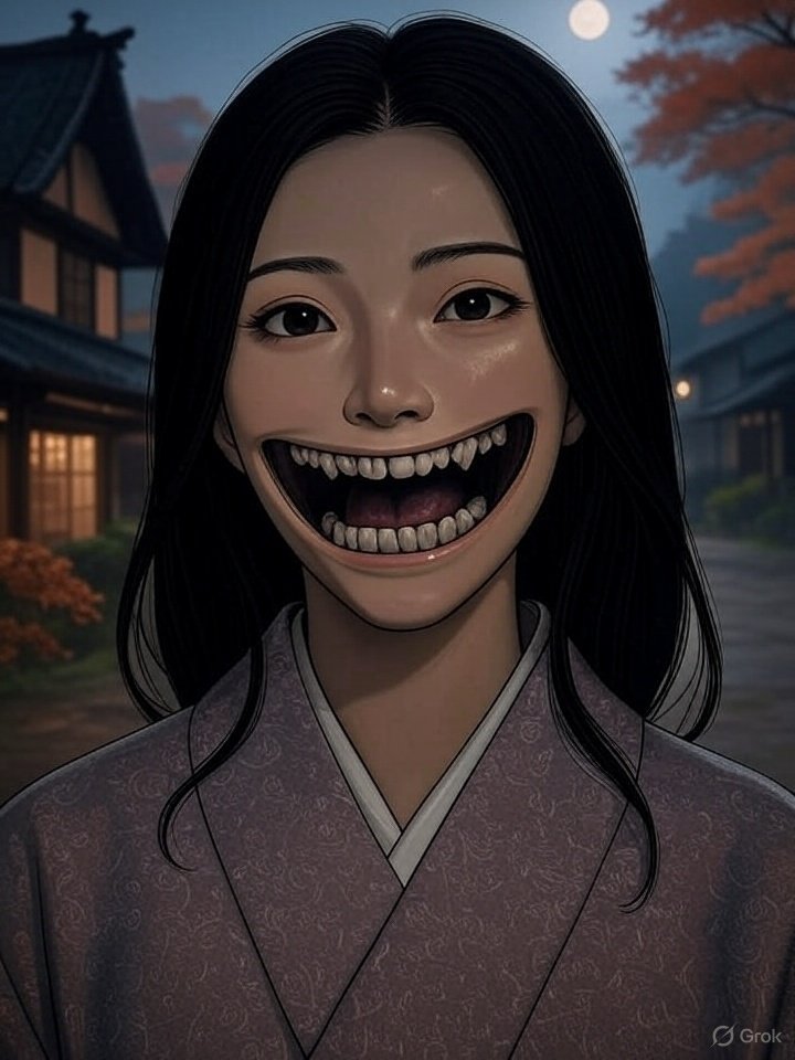 Kuchisake-onna slit mouth