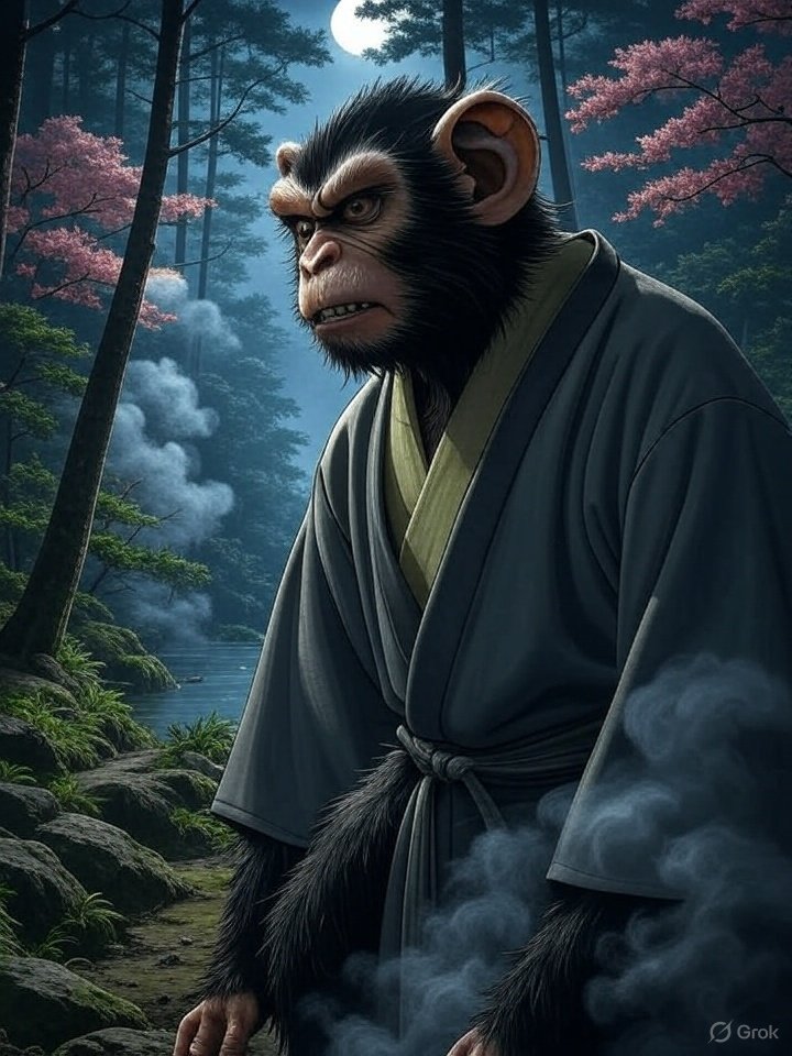 Sarugami monkey yokai