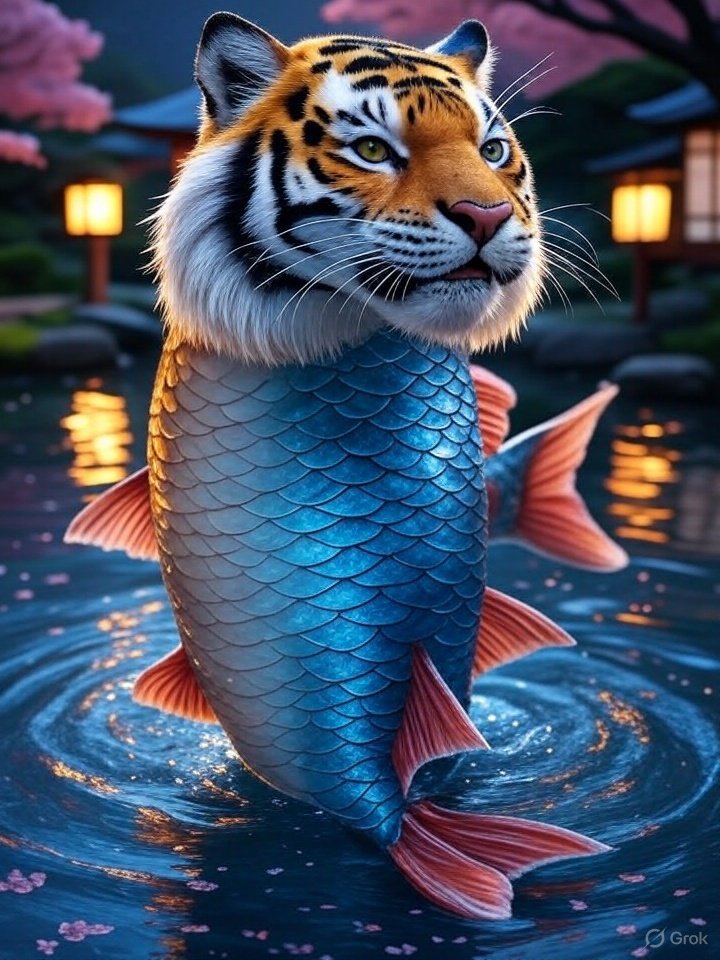 Tiger fish yokai