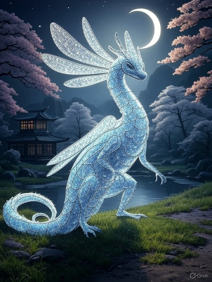 Shiro-uneri dragon cloth