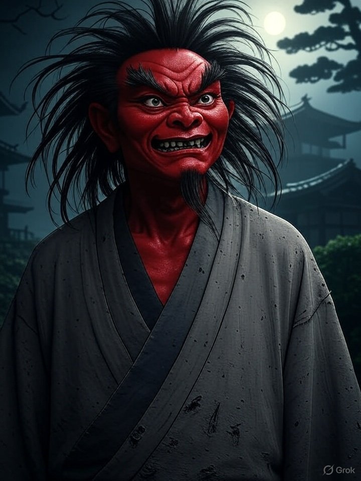 Shunoban red ghost face