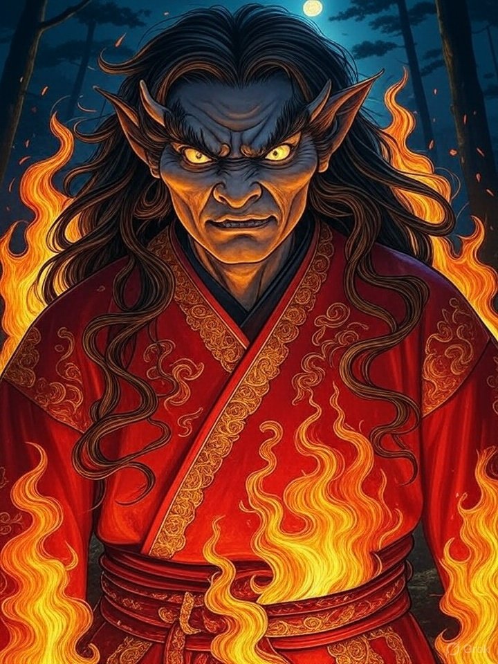 Taimatsumaru flaming tengu