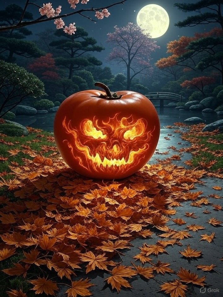 Haunted persimmon monster