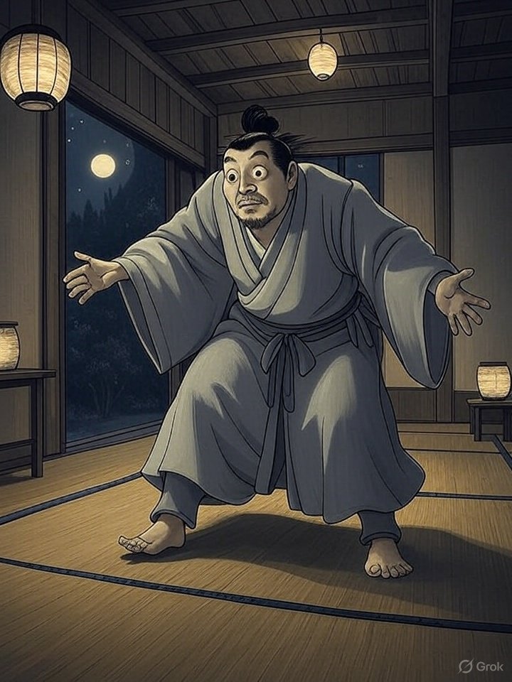 Tenjoname yokai illustration