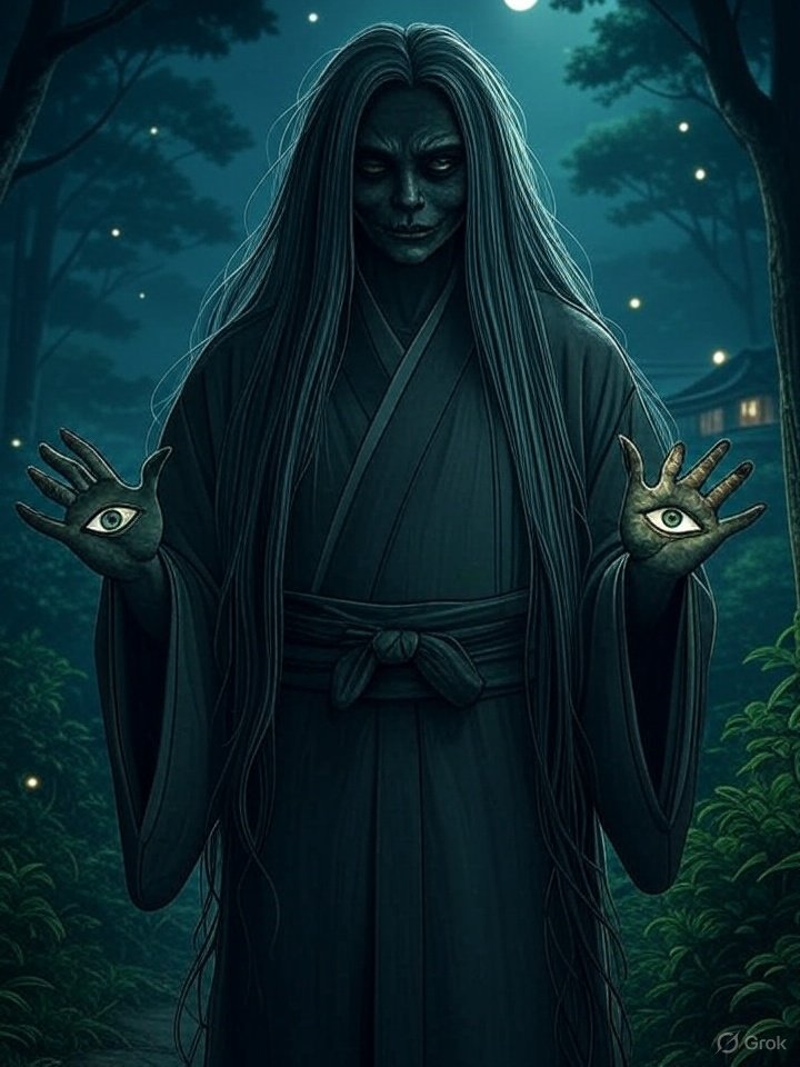 Te-no-me ghost illustration