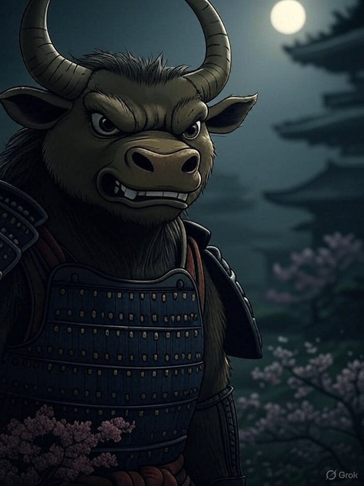 Japanese ox demon yokai