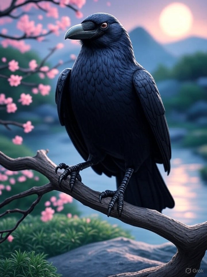 Three-legged crow Yatagarasu